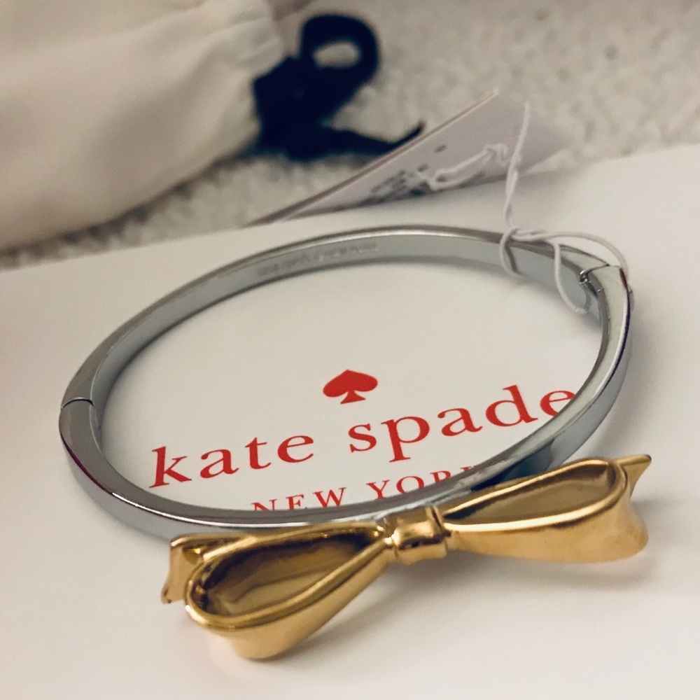 LAST ONE❗️🥀Kate Spade New York Bow bangle -NWT🥀 - Picture 3 of 6